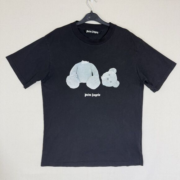 Palm Angels Ice Bear Tee 'Black White' Men Size Large *Read Details - Picture 1 of 13